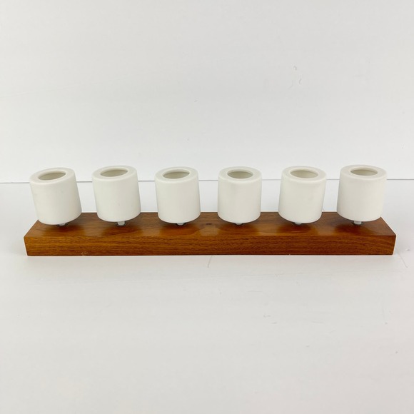 Crate and Barrel CB2 Skee 6 Candle Holder Scandinavian Design - Picture 1 of 7